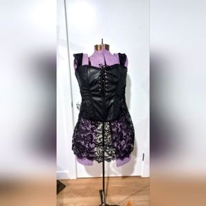 Leather Look Fashion Corset